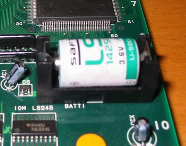Battery In Holder