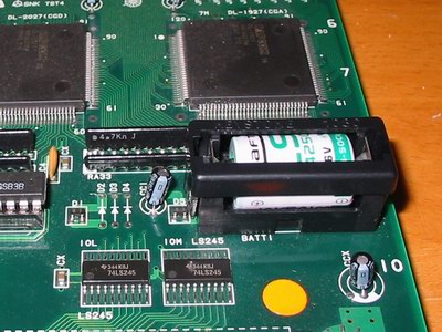 Battery With Retainer